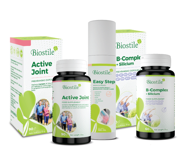 Active Joint + B-Complex + Silicium + Easy Step 100 ml -20%